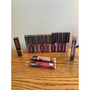 (16) LOT Burt's Bees Lip Gloss Shine Liquid Lipstick Crayon- 100% Natural SET